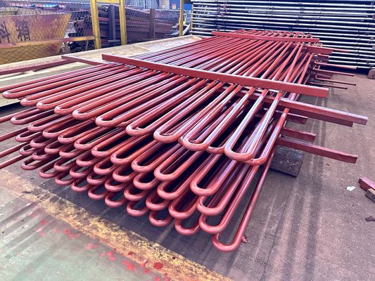 Longueur de bobine personnalisée et zone de transfert de chaleur bobines de superchauffage de chaudière avec garantie d'un an